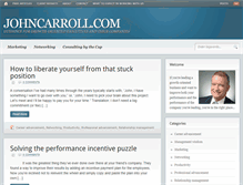 Tablet Screenshot of johncarroll.com